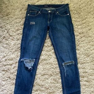 Just USA Knee Slit Jeans